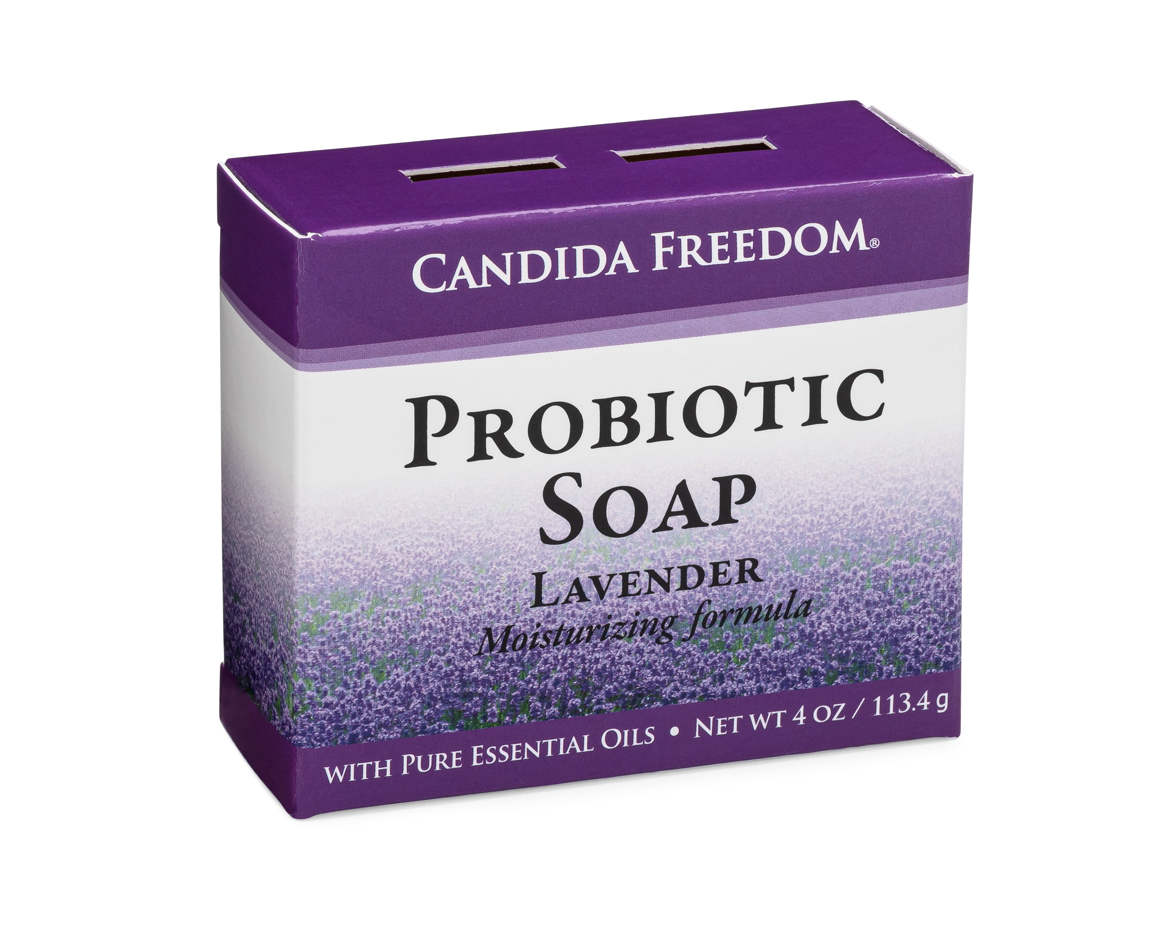 Candida Freedom Probiotic Soap Massey Medicinals Lavender Formula