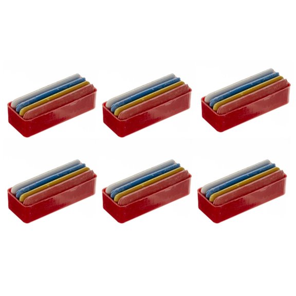 Lot of 6 Allary #011406 Birch Tailors Chalk, 4 per Pack (Asstd Colors)