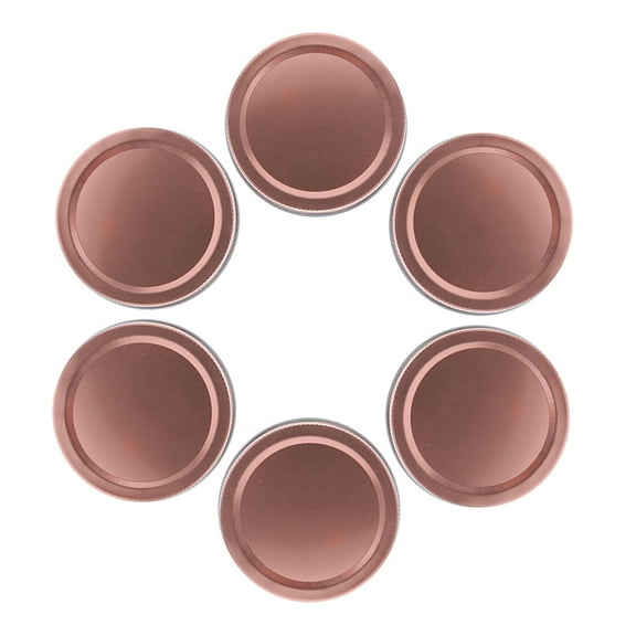Mason Jar Lids 6 Pcs Reusable Covers Organizadores De Refrigerador Organization for Fridge Tinplate
