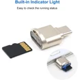 thumbnail image 6 of RHEA- Micro Sd Card Reader, Usb C To Type C Tf Memory Light Gold, 6 of 6