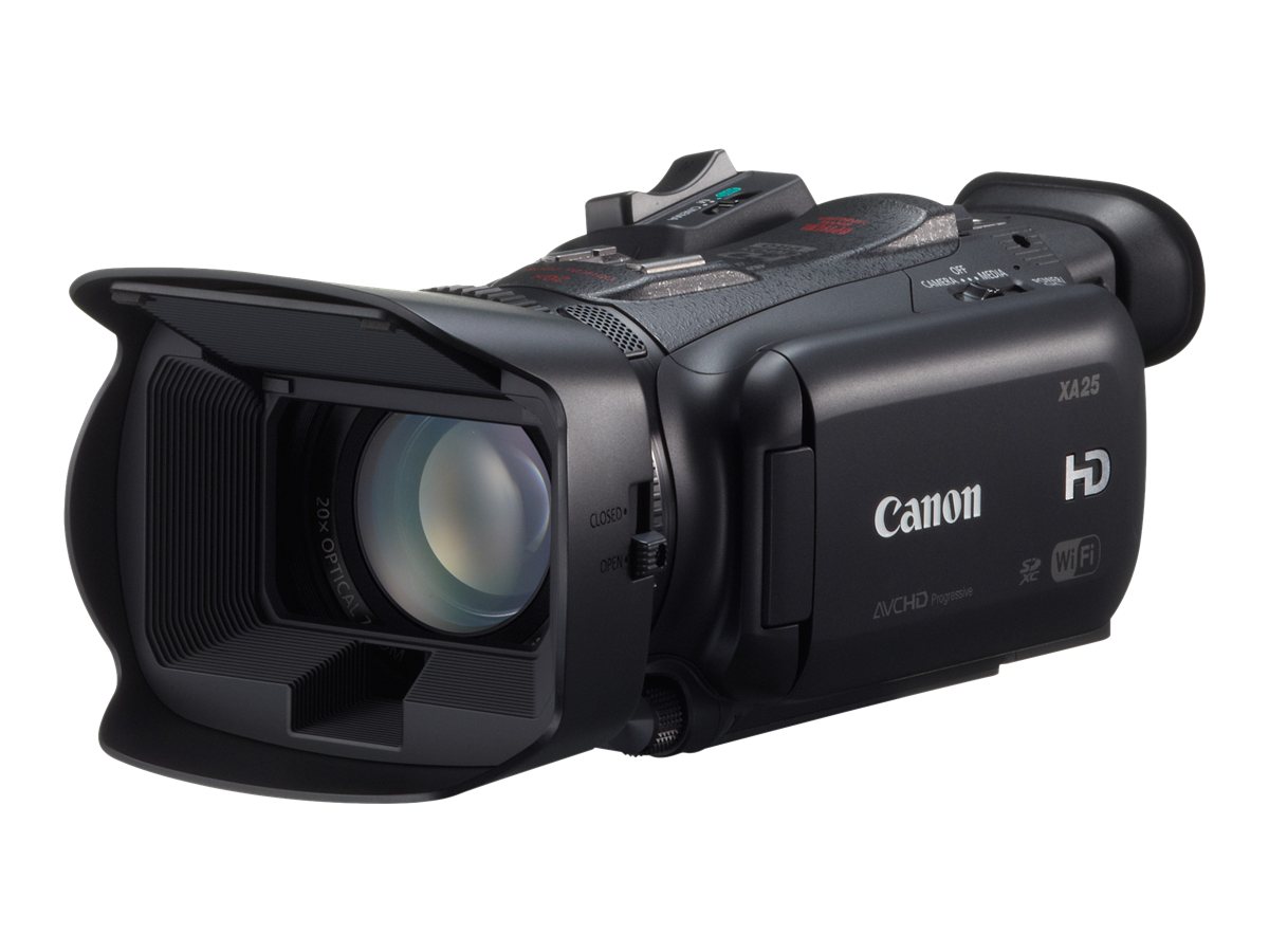 Canon XA25 - Camcorder - 1080p - 3.09 MP - 20x optical zoom - flash card - Wi-Fi - image 8 of 15
