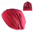thumbnail image 2 of QWERTY Unisex Solid Color Pullover Hat Casual Daily Warm Cap for Autumn Winter, 2 of 7