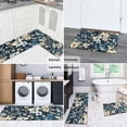 thumbnail image 5 of Pioneer Flower Floral Print Pattern Kitchen Rugs Sets Of 2,Anti Fatigue Kitchen Mat Rugs Non Slip Washable,Decorative Kitchen Floor Mats for Kitchen,Sink,Laundry,17"x30"+17"x47", 5 of 7