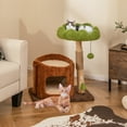 thumbnail image 2 of Gymax Arbre à Chat Multifonction avec Poteaux à Griffer Recouverts de Sisal, Perchoir Supérieur Moderne, 2 of 9