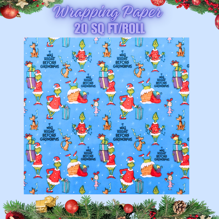 Baby Boys Wrapping Paper, New Boy Gift Wrap Paper, Blue Wrapping Paper Gift  Wrap 1 