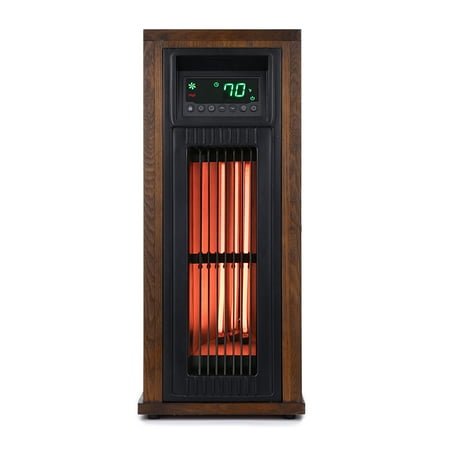 Lifesmart - 23 Inch Tower Heater with Oscillation - Brown