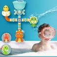 thumbnail image 2 of Tubo de dinosaurio para baño, rueda de agua, giro divertido, bebé jugando en el agua, juguetes de baño DIY Wmkox8yii HAHFKSH1772, 2 of 9