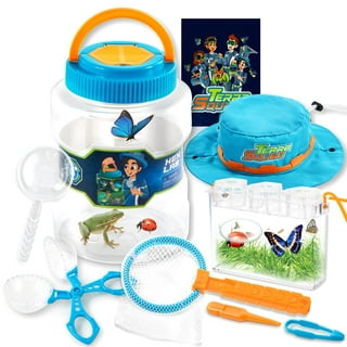 Nature Bound Toys Bugs & Critters - Juego en caja con figuras de insectos y  animales de juguete (10 piezas), tamaño grande