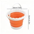 thumbnail image 3 of Cubo de agua plegable de silicona para arte | Vaso plegable para lavar pinceles | Recipiente portátil para lavar pinturas acrílicas, acuarelas y óleos, 3 of 6