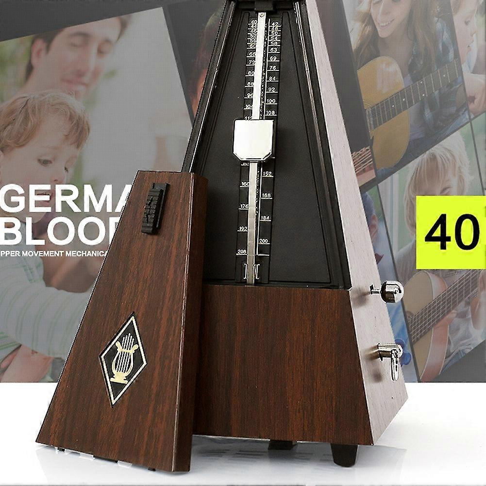 Mechanical Metronome Retro Music Timer Musical Inst ent Universal Precision Rhythm for Guitar Guzhteak color