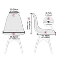thumbnail image 4 of 2 de asiento de silla de concha para modernas y conferencias., 4 of 9