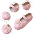 thumbnail image 5 of IUJSOY Toddler Little Girls Cute Bowknot Flats Mary Jane Princess Dress Shoes Wedding Flower Shoes, 5 of 7