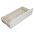 thumbnail image 6 of Irene Inevent Bed Frame Wooden Mattress Foundation 2 Storage Drawers Headboard Platform Bed for Bedroom, White, 6 of 9