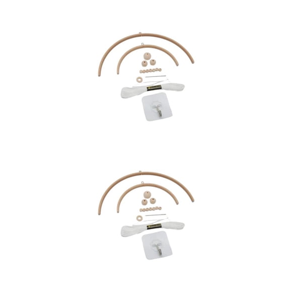 Matsuzay Exquisitos carillones de viento móviles de , regalos para todas las ocasiones, carillones de viento móviles con suspensión móvil de semicírculo 2Conjunto