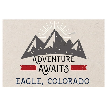 

Eagle Colorado Souvenir 2x3 Inch Fridge Magnet Adventure Awaits Design