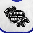 thumbnail image 4 of Inktastic Future Monster Truck Driver Boys or Girls Baby Bib, 4 of 4