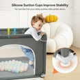 thumbnail image 6 of Playpens for Babies and Toddlers, Small Baby Play Pens,Indoor & Outdoor Kids Activity ,Dark Grey, 6 of 7