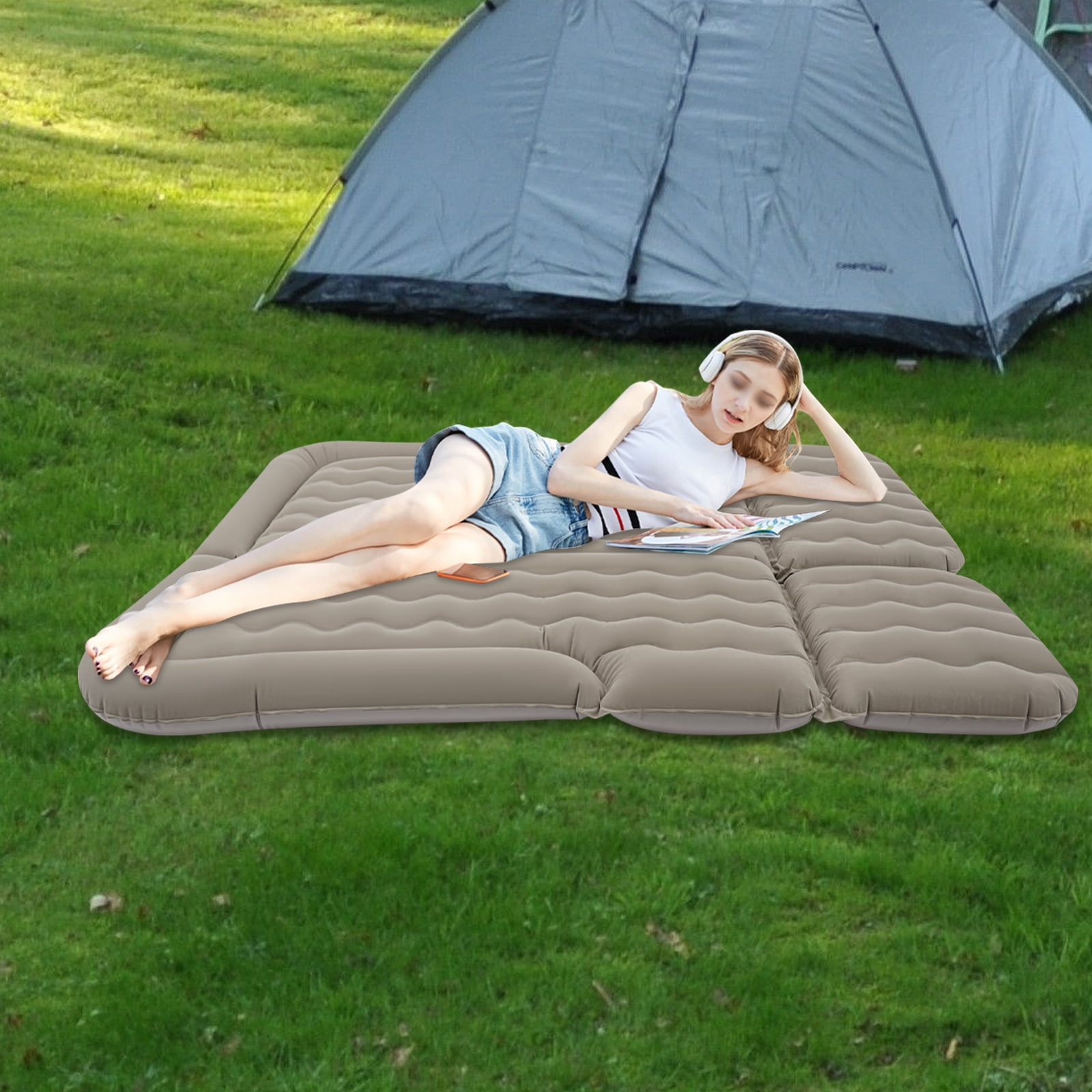 1 PCS SUV Air Mattress, Inflatable SUV Mattress, Car Air Mattress, suitable for various types of SUVs and off-road vehicles