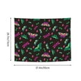 thumbnail image 4 of Purple Green Dragonfly Butterfly Tapestry for Bedroom - Tapestry Wall Hanging Wall Tapestry for Dorm Wall Decor Home Decoration , Aesthetic Funny Tapestry 29 x 37in, 4 of 5