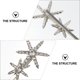 thumbnail image 3 of EeaseMX 2 horquillas para el pelo con estrellas decorativas y brillantes para mujer, 3 of 7