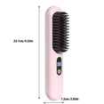 thumbnail image 3 of Styling Brush For Short Hair Straightening Brush With 3 Ceramic Quick Precise Styling Long Lasting Volume Portable Design, 3 of 9