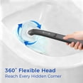 thumbnail image 6 of 2026 New Disposable Toilet Brush Set with Holder, 14 Refill Heads, Cleaning Wand System, Black, Portable Bathroom Toilet Cleaning Tool, 6 of 7