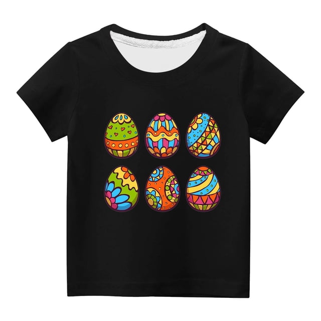 SDNall Hauts Mignons pour Femmes Tout-Petits Enfants Garçons Filles Mignon Col Rond Imprimé Manches Courtes Haut Femmes Manches Courtes Hauts,Hauts Manches Courtes pour Femmes,Cadeaux Fille Tout-Petit