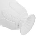 thumbnail image 2 of White PP Traditional Pedestal Planter for Planting with Vintage Roman Design and Classical Style 14.2 Inches Tall, 2 of 9