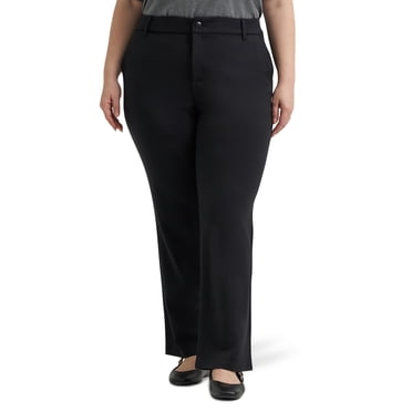 Lee® Women's Plus Regular Fit Straight Knit Pant, Sizes 14-26