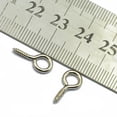 thumbnail image 3 of 50x Tiny Mini Eye Pins Eyepins Hooks Eyelets Screw, 3 of 5