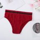 thumbnail image 3 of Gibobby Pantaletas mujer Bragas sexis elásticas sin costuras sexis a la moda para mujer, bragas deportivas de cintura media para gimnasio(Vino,M), 3 of 5