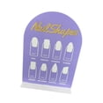 thumbnail image 4 of Expositor de uñas acrílico portátil, ligero y a la moda. púrpura, 4 of 9