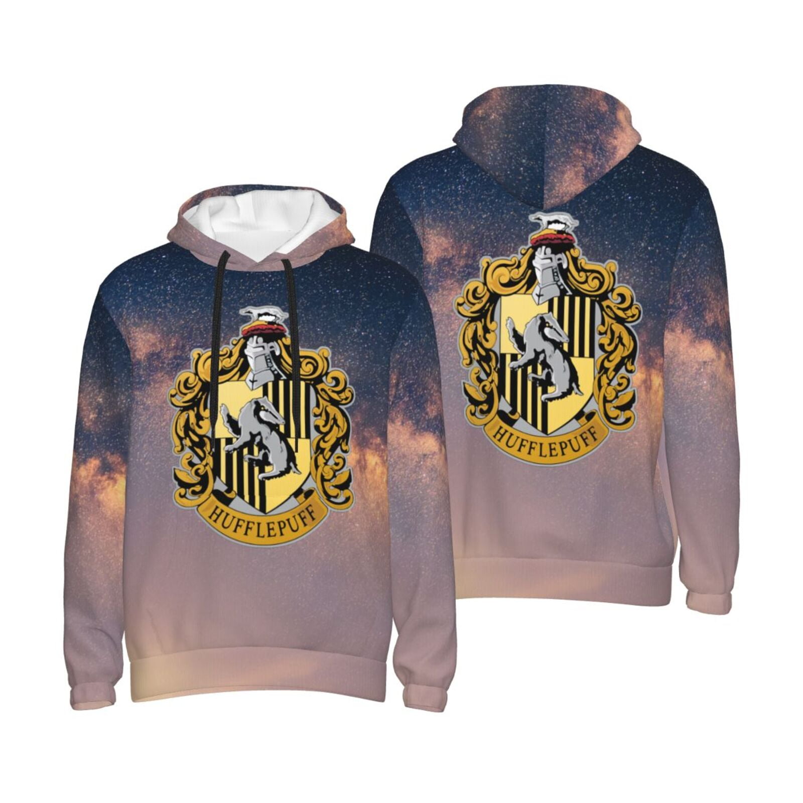 Hufflepuff Harry Potter Sweatshirt For Mens Fashion Hoodies Pullover  Athletic Daily Hoody Hooded Gift