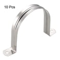 thumbnail image 3 of 90mm Rigid Pipe Strap, 304 Stainless Steel, 2 Holes Clamp, 10 Pcs, 3 of 3