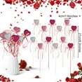 thumbnail image 2 of 12pcs Valentines Decorations,Valentine's Day Glitter Foam Heart Picks Decoration for Wedding Flower Arrangements Home Holiday Party Crafts Supplies, 2 of 7