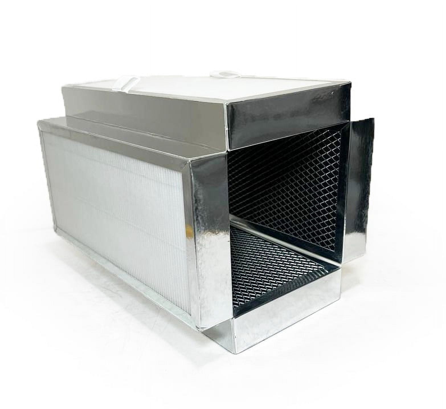 Nispira 3-In-1 True HEPA Activated Carbon Premium Filter Replacement for Medify MA-50 Air Purifier MA-50R H13, 1 Pack