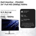 thumbnail image 3 of Monitor de ordenador Dell P2425H 24" Full HD 100 Hz IPS, 3 of 8