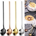 thumbnail image 2 of Teaspoons 5.9 Inch Stainless Steel Silver Frosted Handle Coffee Tea Dessert Sugar Spoons Durable Dishwasher Safe Set for Daily Use Parties, 2 of 7