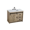thumbnail image 6 of Elegant Kitchen and Bath Austin 42 inch Single Bathroom Vanity in Natural Oak, 6 of 10