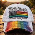 thumbnail image 2 of We The People Means Everyone Hat Men Women Embroidered Baseball Cap Adjustable Rainbow Gay Pride Baseball Hats, 2 of 4