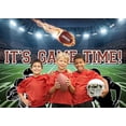 thumbnail image 5 of Football Field Backdrop It's Game Time American Rugby Auditorium Light Photography Background for Boys Football Theme Birthday Baby Shower Party Decorations Banner, 5 of 10