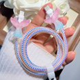 thumbnail image 2 of Tianyeda 2Pcs Charging Cable Protectors with 1pc Spiral Protective Rope, 2 of 5