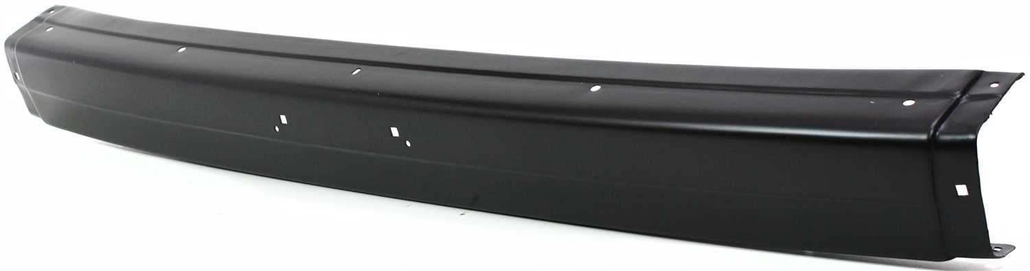 Replacement UE6150030A Automotive Front Bumper with Painted Steel, Black