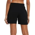 thumbnail image 3 of Baleaf Women's Lightweight Pocketed Walking Shorts Pajama Activewear Black Size XXL, 3 of 5