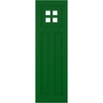 thumbnail image 5 of Ekena Millwork 12"W x 37"H True Fit PVC San Antonio Mission Style Fixed Mount Shutters, Viridian Green (Per Pair - Hardware Not Included), 5 of 7