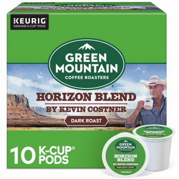 2X - Green Mountain Coffee Roasters Horizon Blend By Kevin Costner Dark Roast Coffee