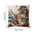 thumbnail image 2 of 3D Effect Christmas Pillowcase Cover - Festive Home Sofa Decoration, 2 of 6
