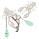 thumbnail image 5 of Señuelos de pesca realistas de PVC, cebo artificial con forma de cangrejo de río, accesorio para pesca en alta mar, 60 g, color plateado, 5 of 14