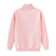 thumbnail image 4 of Kogui Cute Sweaters for Toddler Girls Toddler Baby Girl Sweater Cute Kids Outfit Little Girls Long Sleeve Bow Knit Sweatshirt Pullover Tops Size 4T 5T (Pink,4-5 Years), 4 of 9