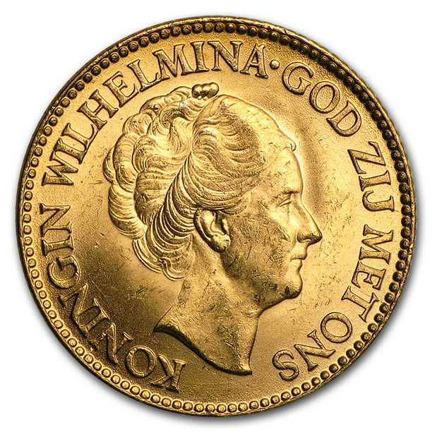 Royal Dutch Mint - Netherlands Gold 10 Guilders BU - Walmart.com